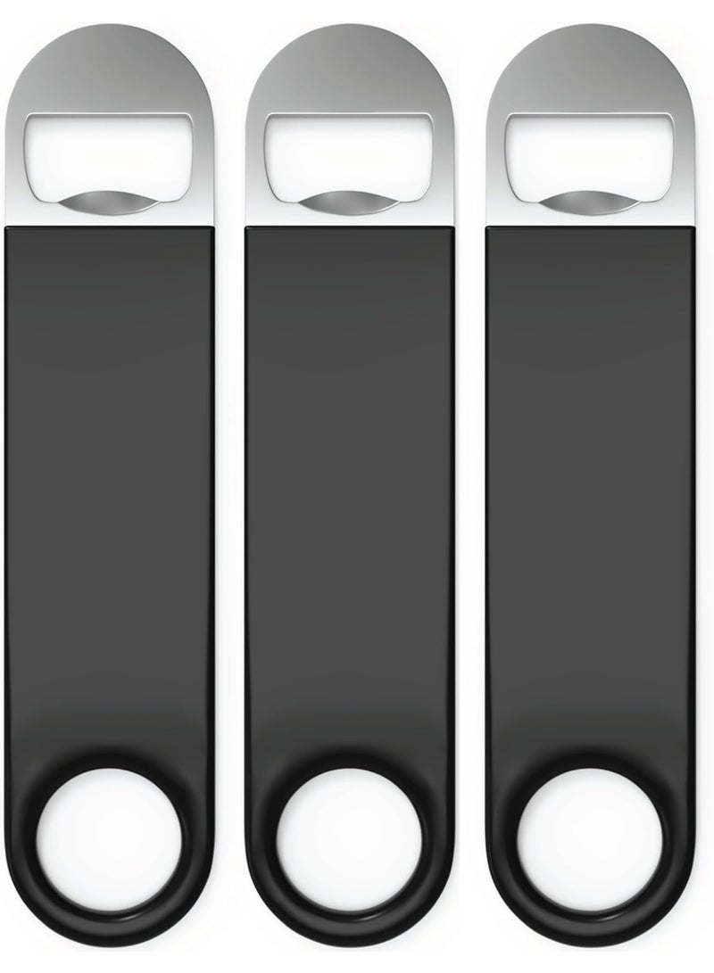 فتحات زجاجات بارتنر الأمريكي، فتحات زجاجات البيرة، فتحات سريعة 3 قطع من Premium Cold One. احترافية: مغطاة بالبلاستيك، فولاذ مقاوم للصدأ. 7 بوصة - Image 1